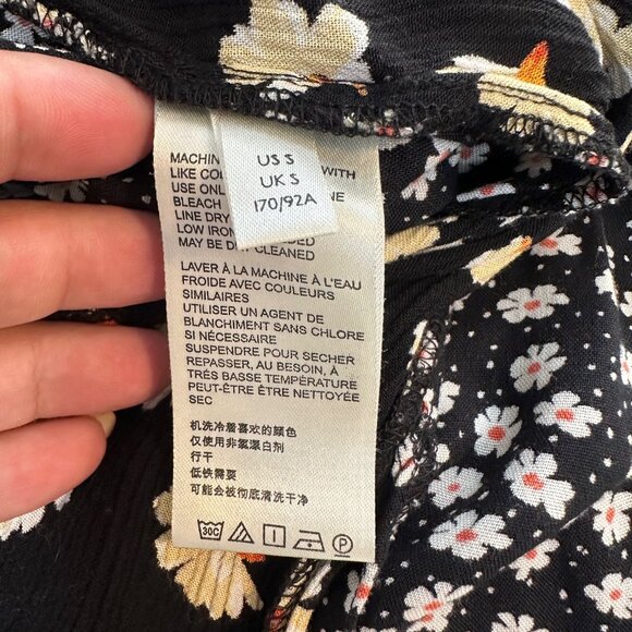 Free People Tigerlily Cotton Printed Slit Midi Dress Small - Picture 13 of 15